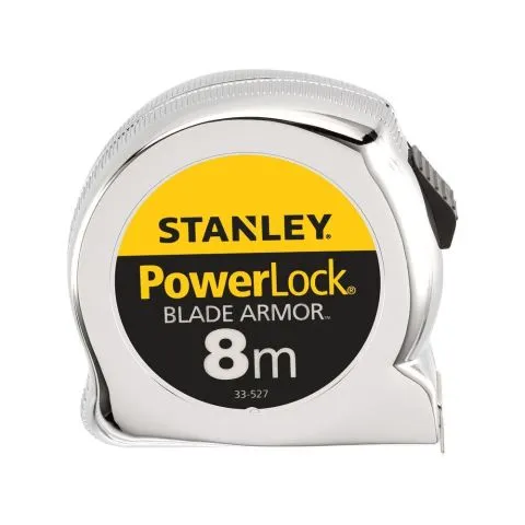 I lager PowerLock BladeArmor 0-33-527 STANLEY Måttband 25 mm x 8 m